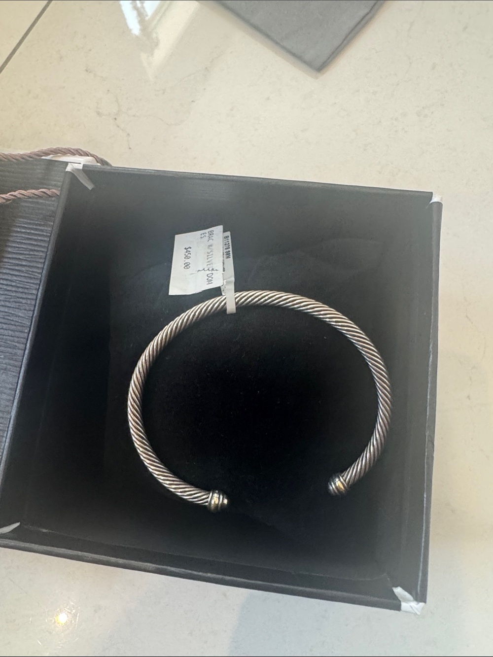 Auth. David Yurman classic cable bracelet